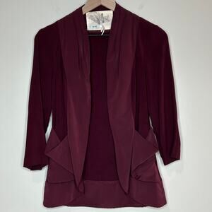 Kimchi Blue Lightweight Open Jacket Size S Purple Urban Outfitters